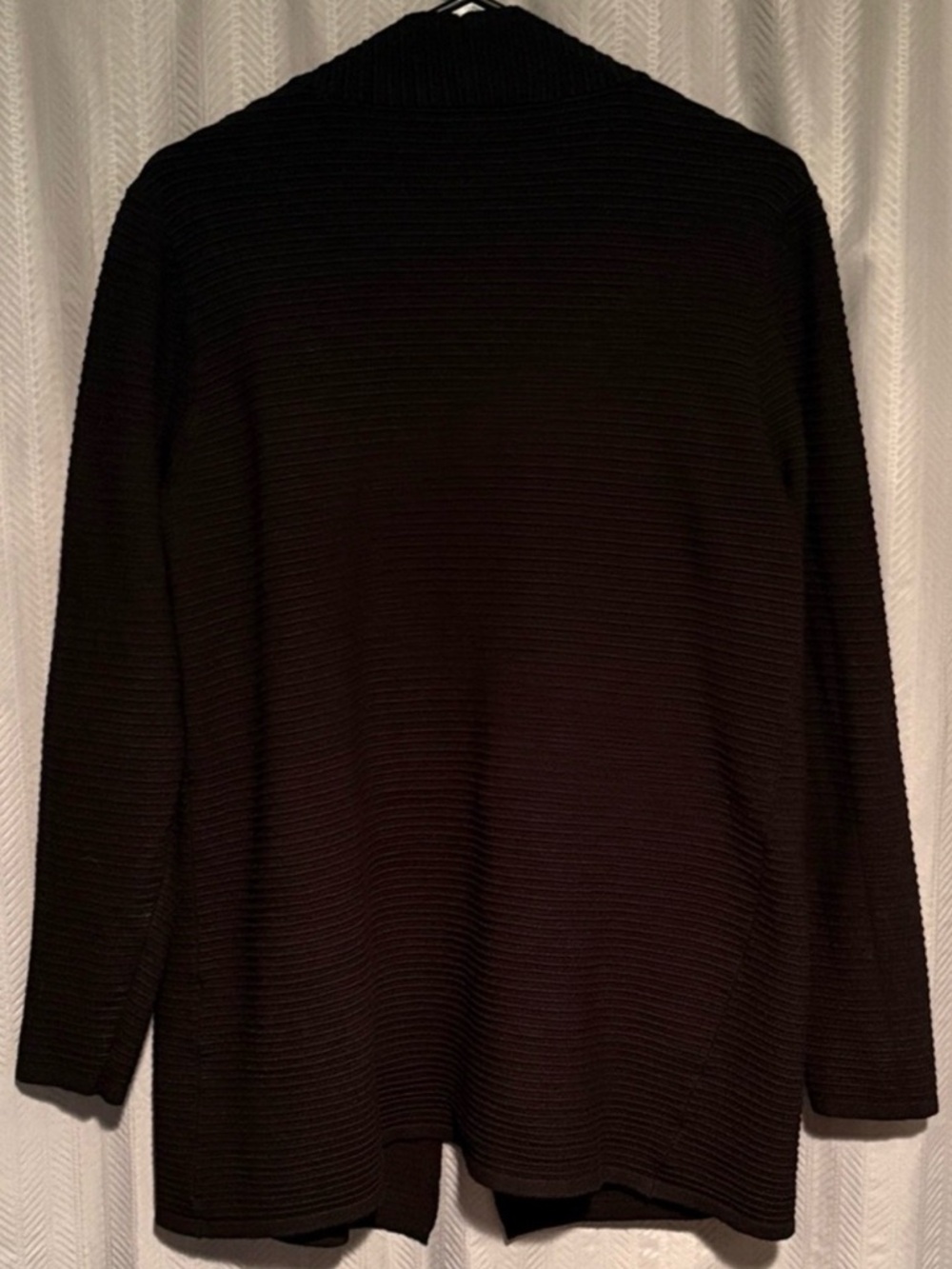 Cyrus Ribbed Open-Front Cardigan - Picture 2 of 5